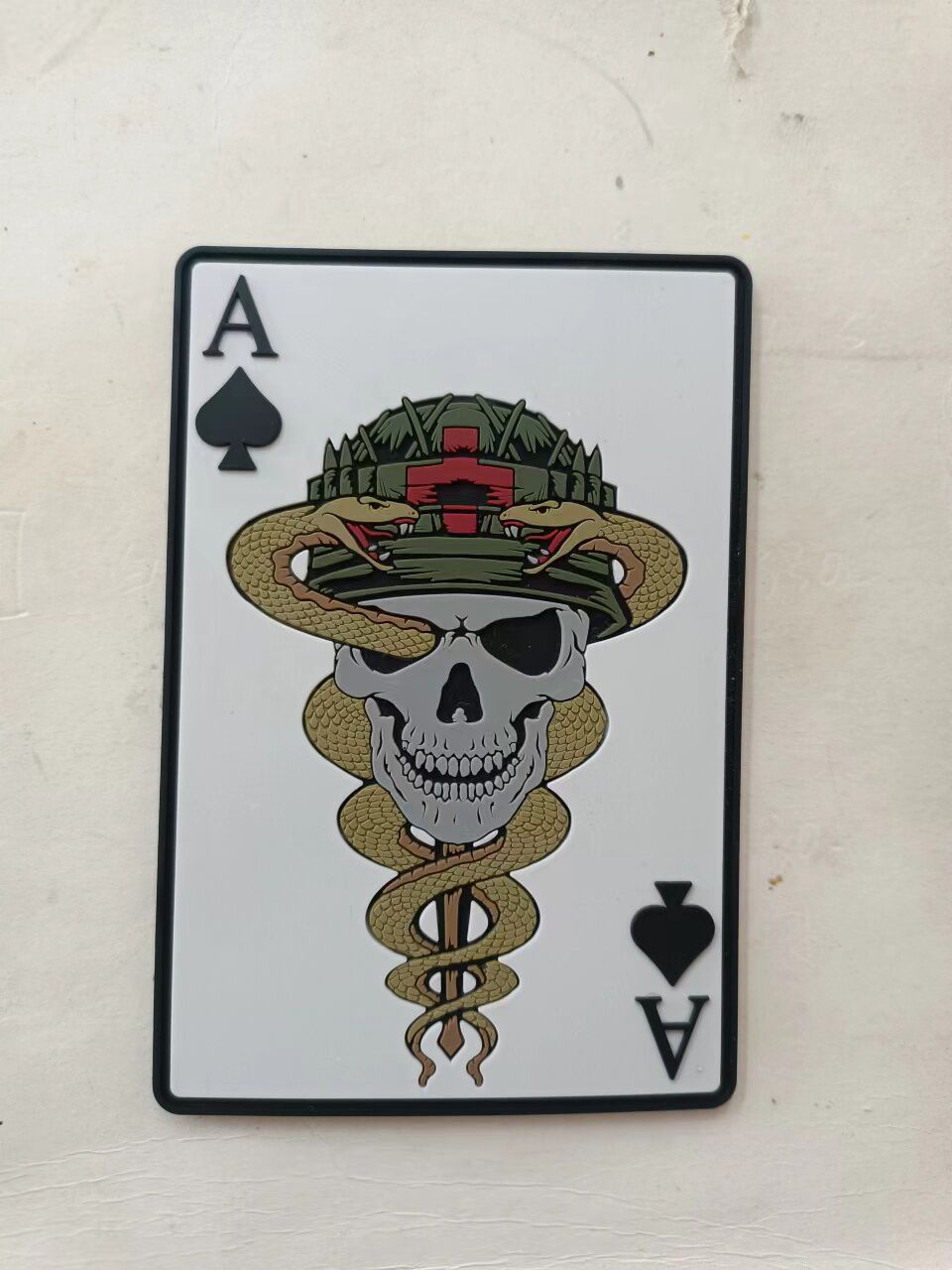 Medical Ace of Spades Glow-in-Dark PVC Patch