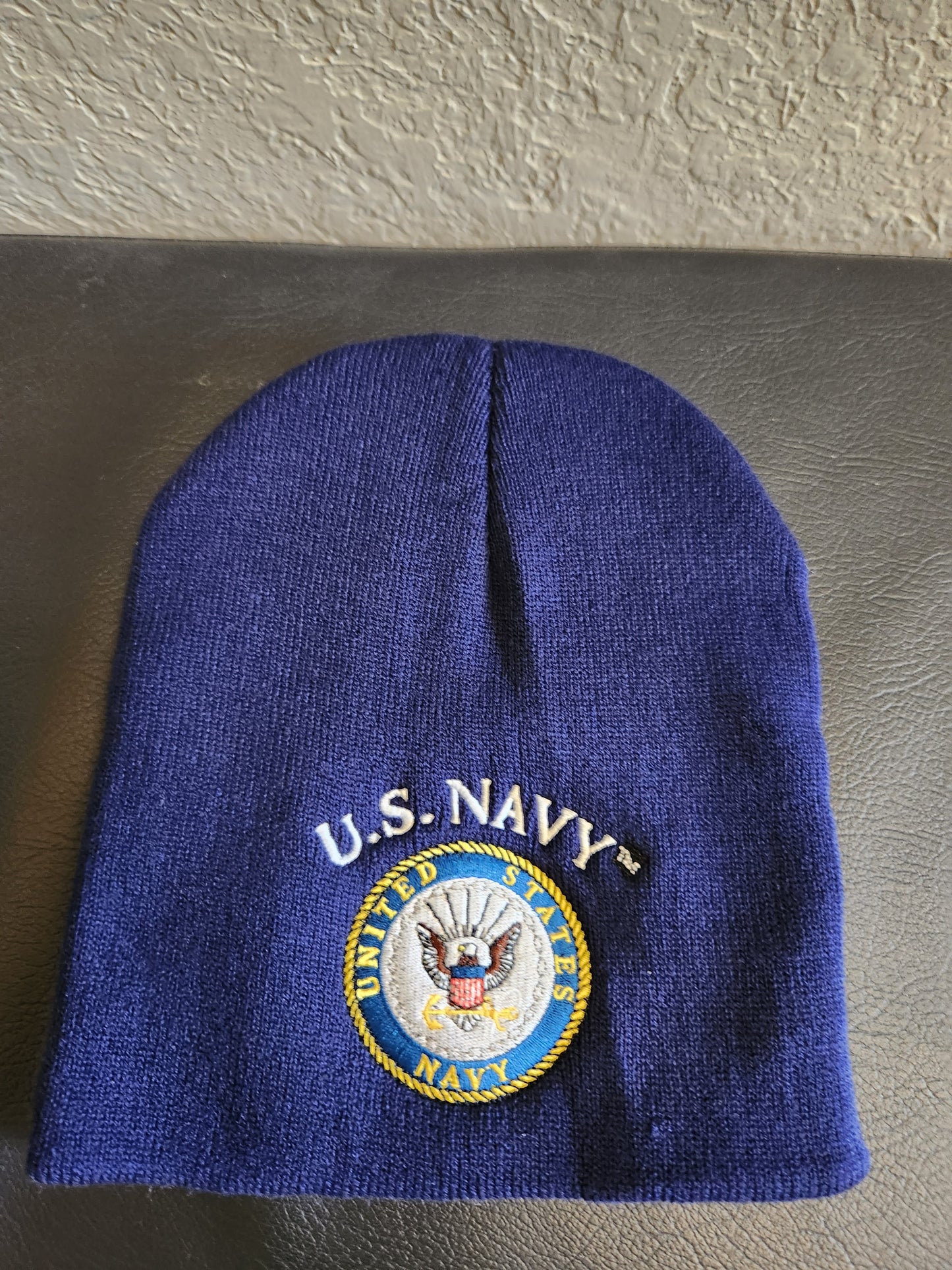Navy Logo Beanie 2.0