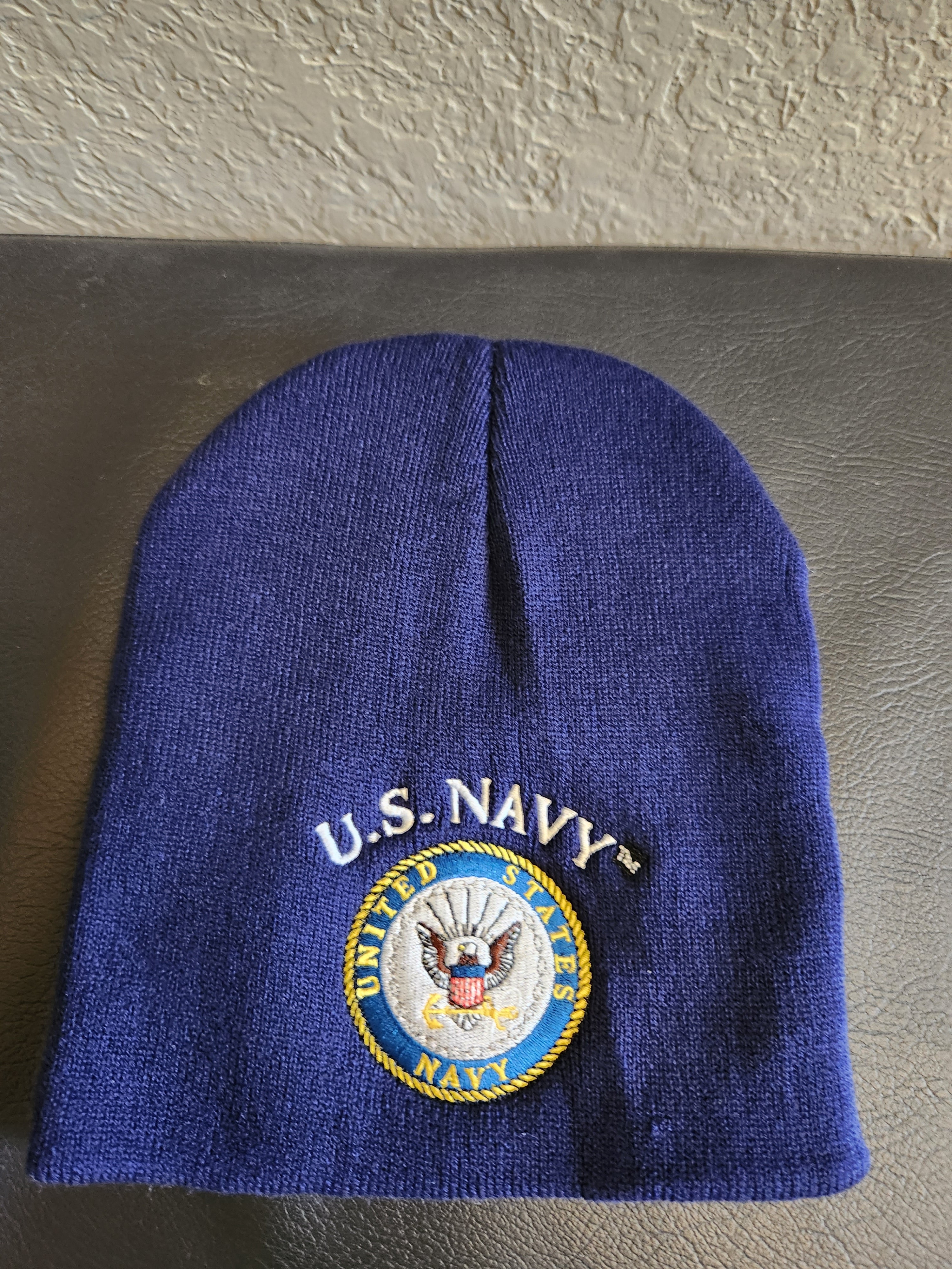 Navy Logo Beanie 2.0