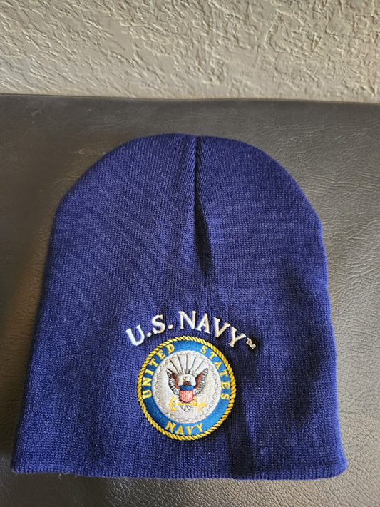 Navy Logo Beanie 2.0