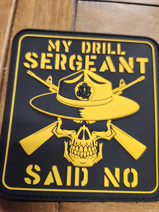My Drill Sergeant Said No PVC Patch