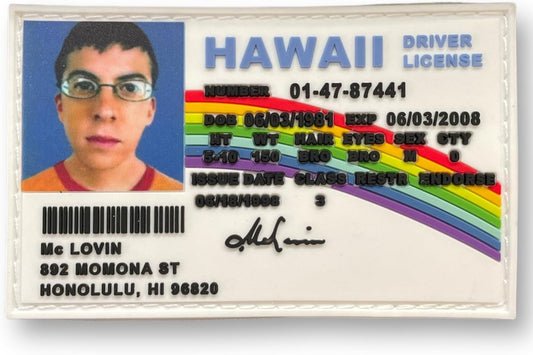 McLovin Superbad PVC Patch