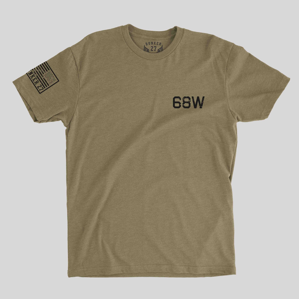 Combat Medic 68W Coyote Brown T-shirt