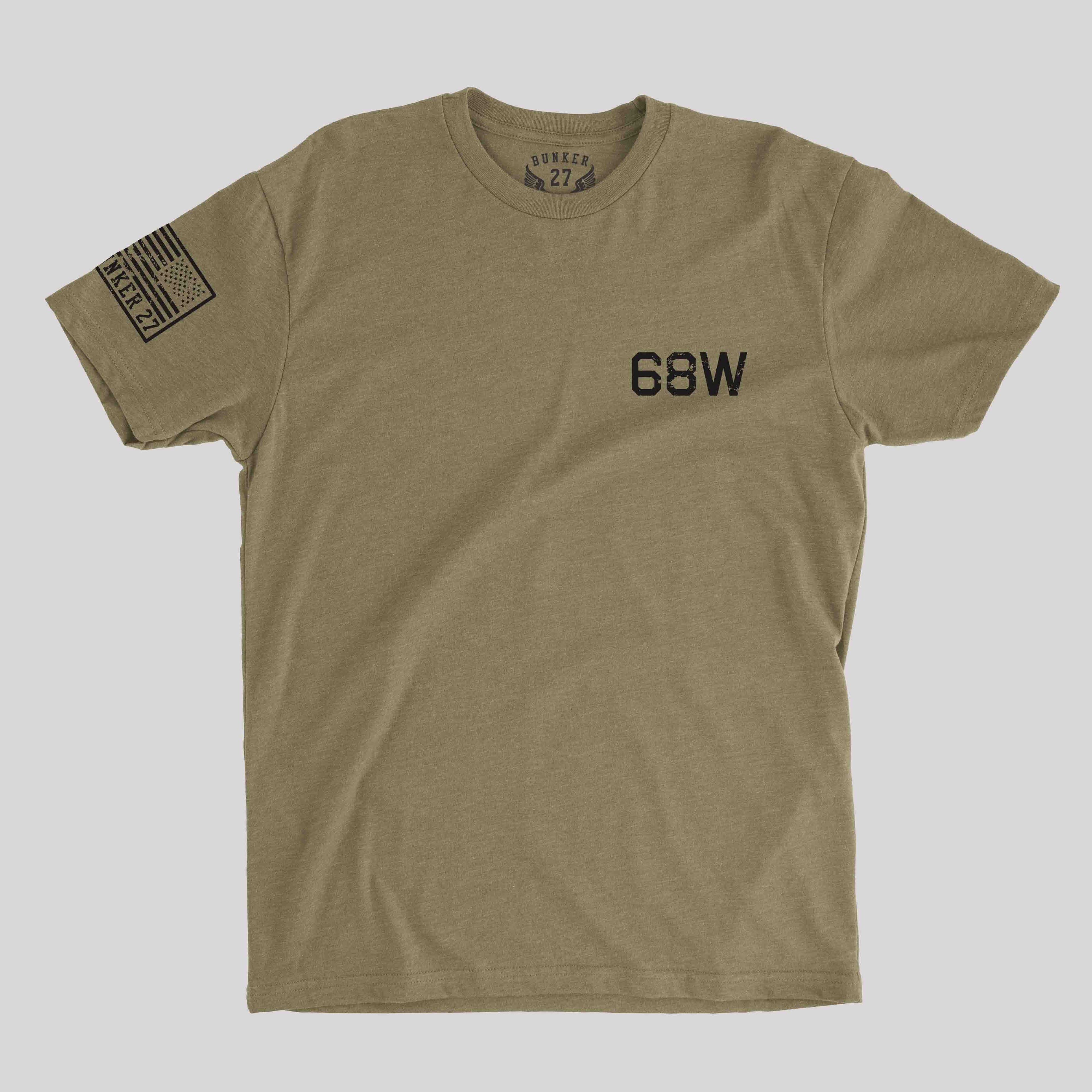 Combat Medic 68W Coyote Brown T-shirt