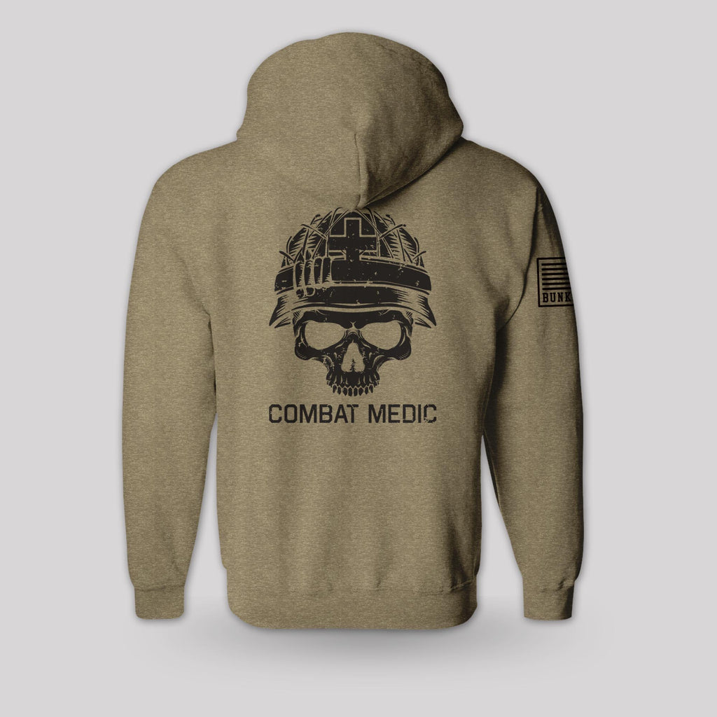 Combat Medic 68W Coyote Brown Hoodie