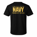 Forged By The Sea Black T-Shirt