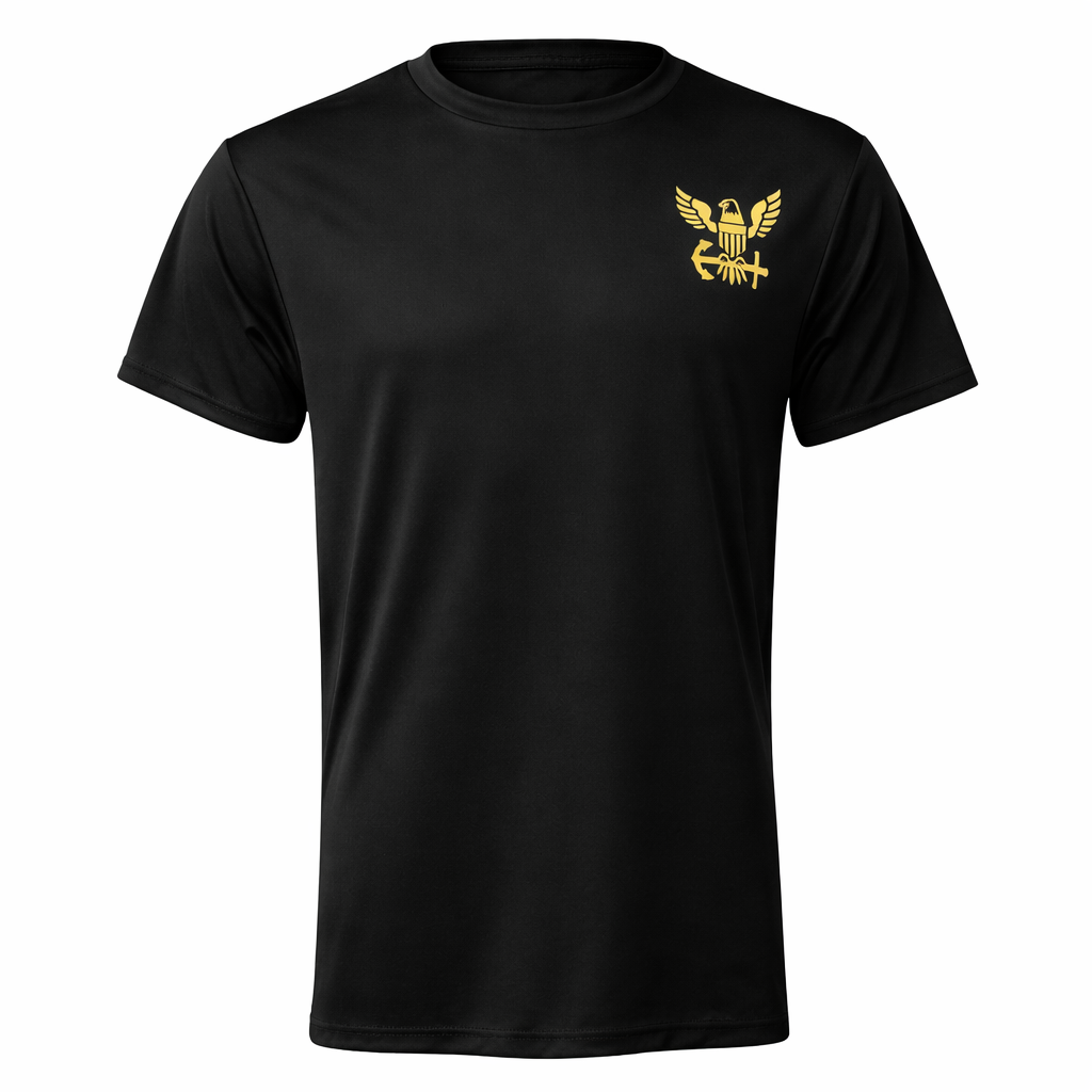 Forged By The Sea Black T-Shirt