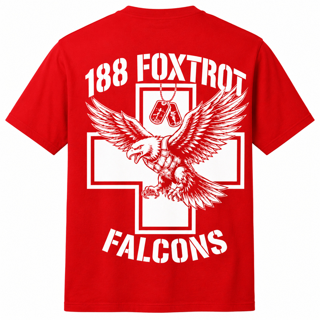 188 Foxtrot Red Dri-fit T-shirt