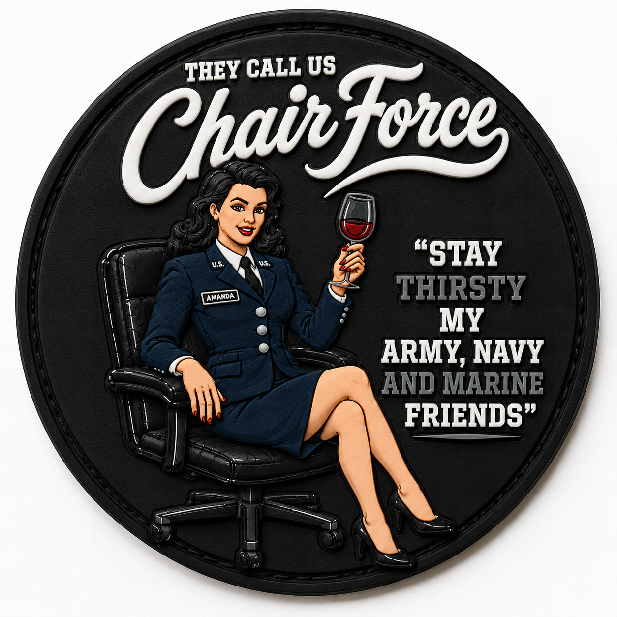 They Call Us ChairForce PVC patch