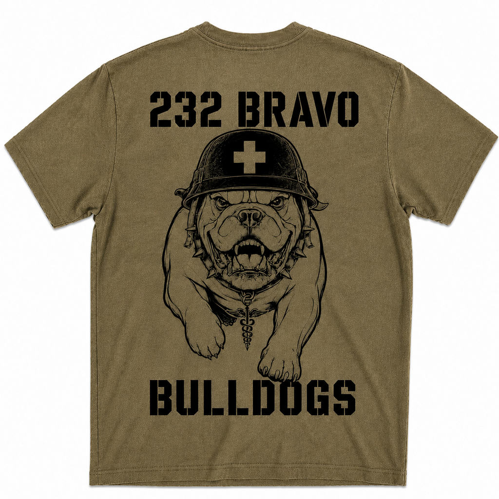 Official 232 Bravo Bulldogs T-shirt