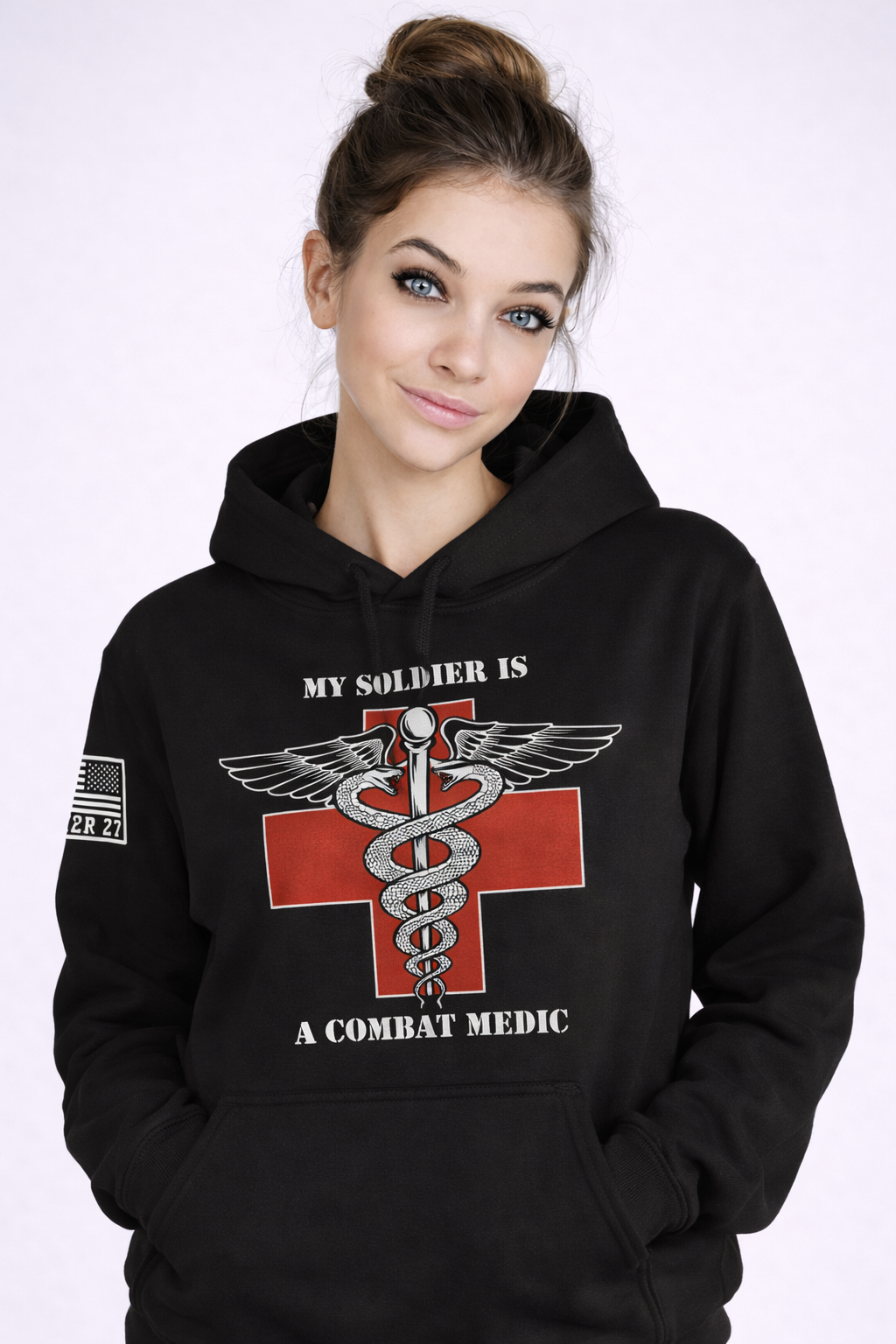 My Soldier is a Combat Medic Hoodie