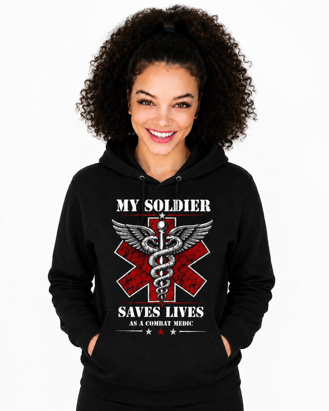 My Soldier Saves Lives Hoodie