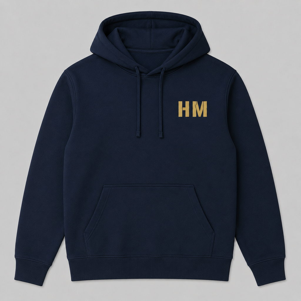 Navy Corpsman Anchor Navy Blue Hoodie