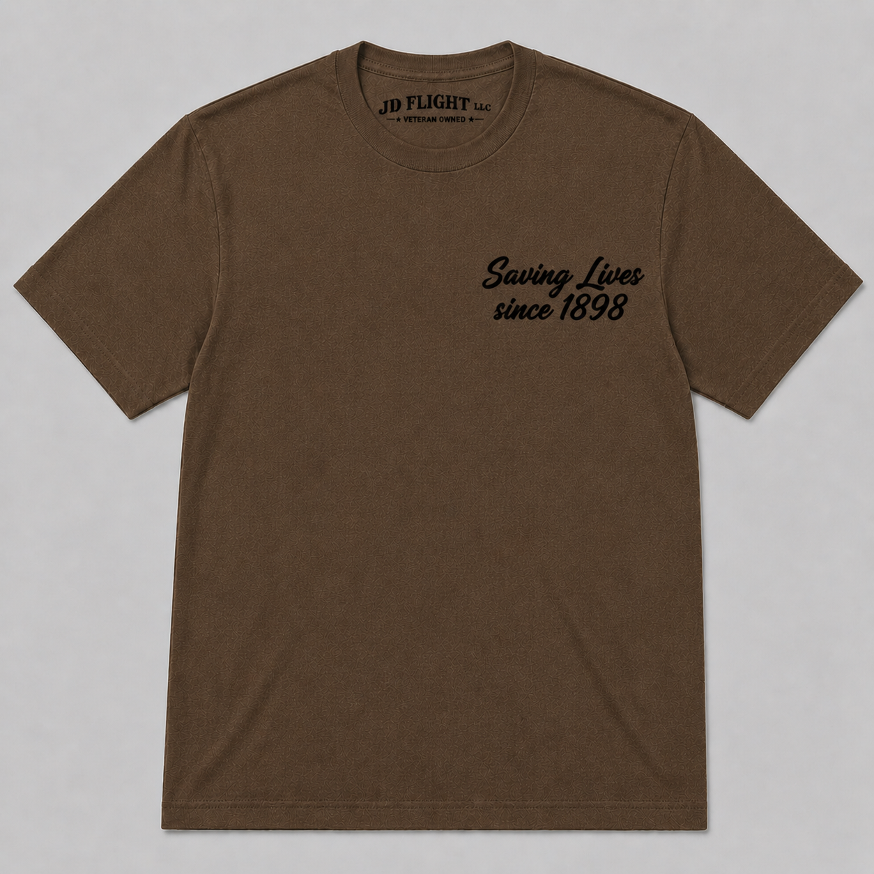 Navy Corpsman Saving Lives Coyote Type III T-shirt