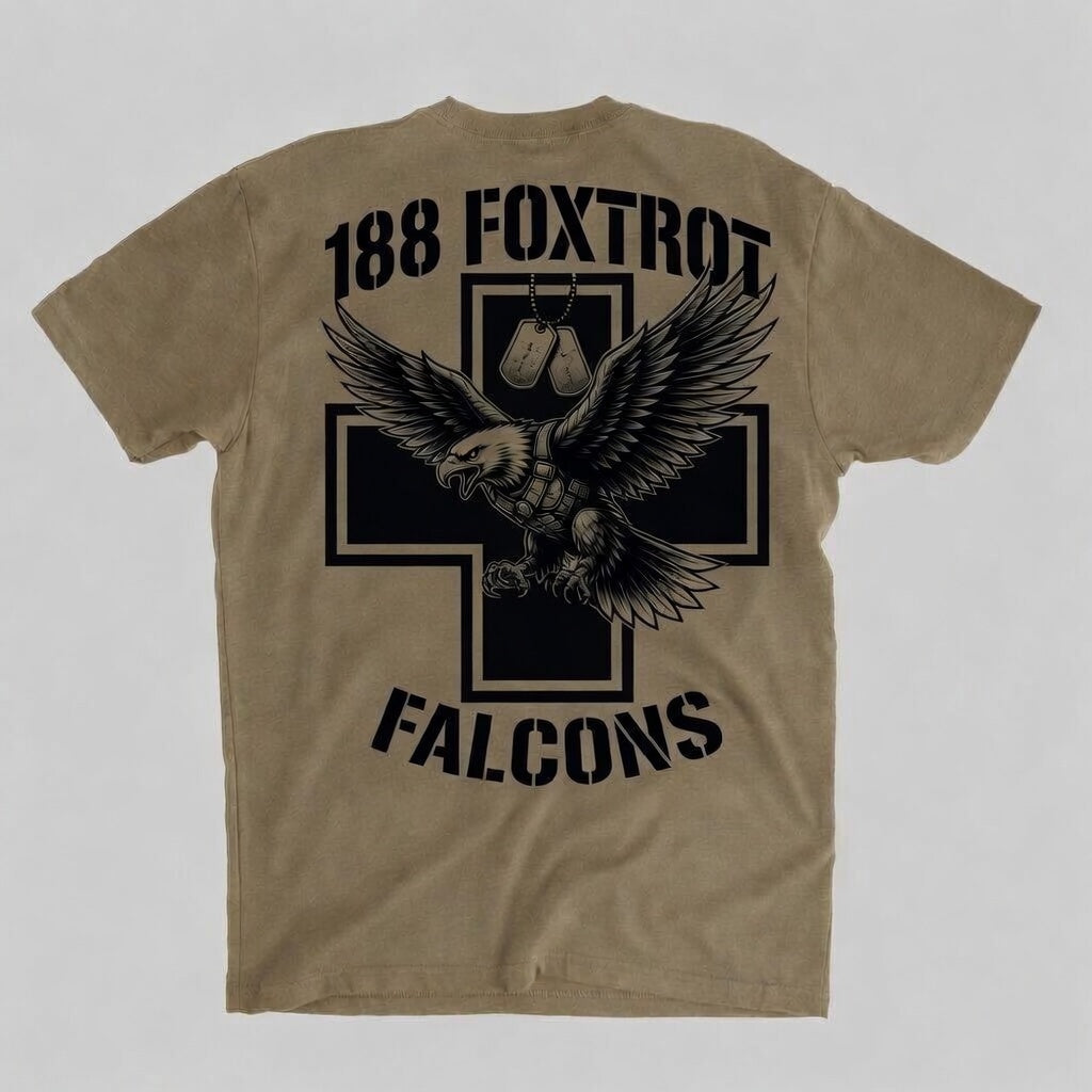 Official 188 Foxtrot Falcons T-shirt