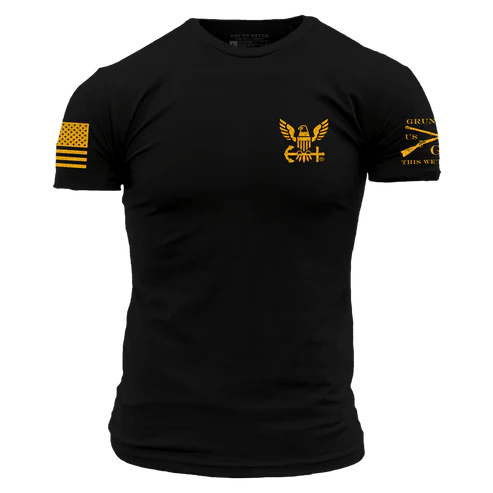 Grunt Style USN Men's Ghost Pirate T-shirt