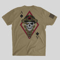 Medical Ace of Spades T-shirt Coyote Brown