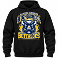 Clemens Buffalos High School Hoodies