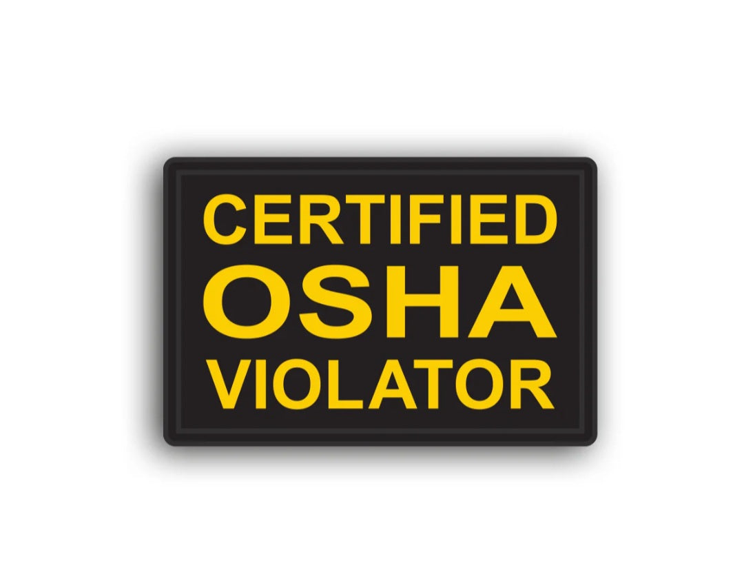 Certified OSHA Patch