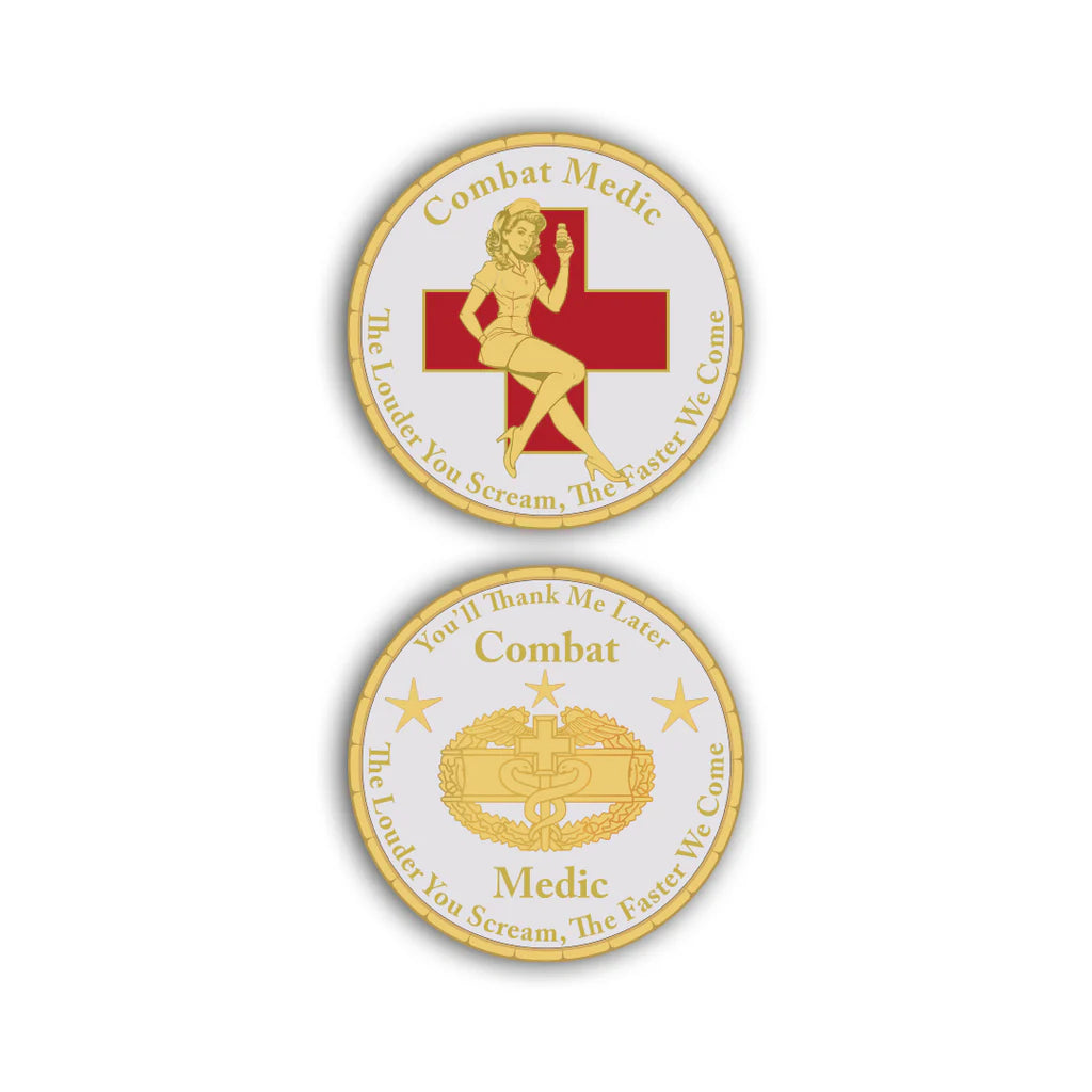 Combat Medic Challenge Coin