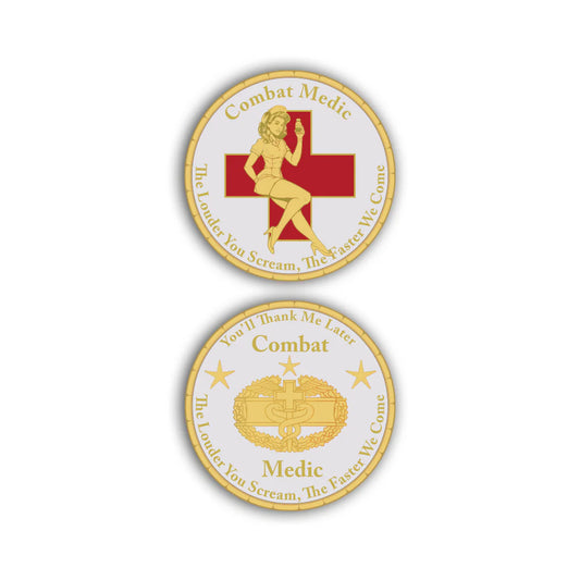 Combat Medic Challenge Coin