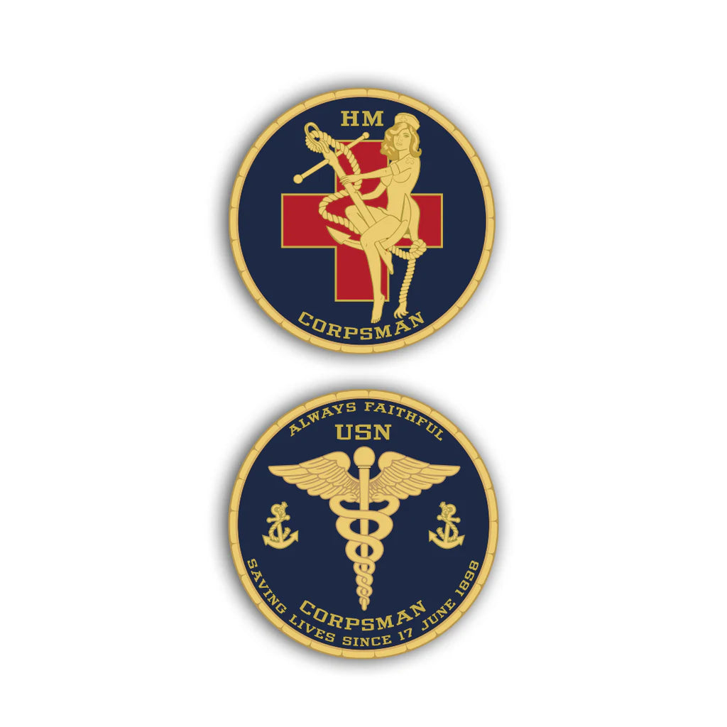 Corpsman Challenge Coin