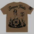 Don't Give Up the Ship T-shirt Coyote Type III