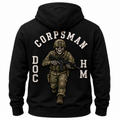 Corpsman HM DOC Black Hoodie