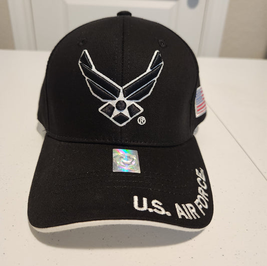 Air Force Black Logo Hat